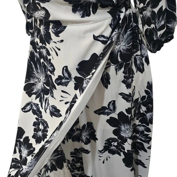 Ark & Co Black and White Floral Maxi Dress - Picture 2 of 6